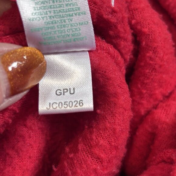 Okie Dokie Fleece Red Sleeper Boys Size 18m Zip Up Warm Footed Pajamas Race Car - Picture 10 of 16